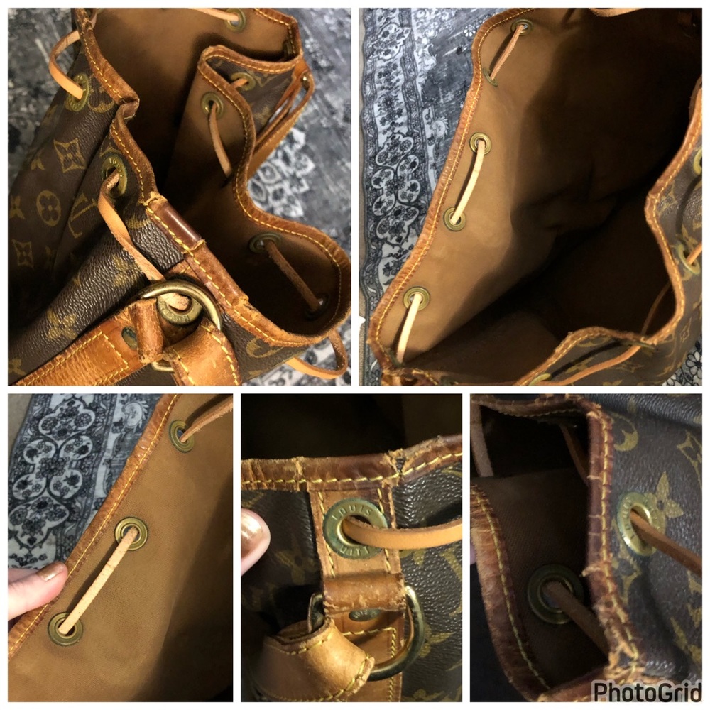 100% AUTHENTIC Louis Vuitton Vintage Noe Drawstring Shoulder Bag - Picture 14 of 16